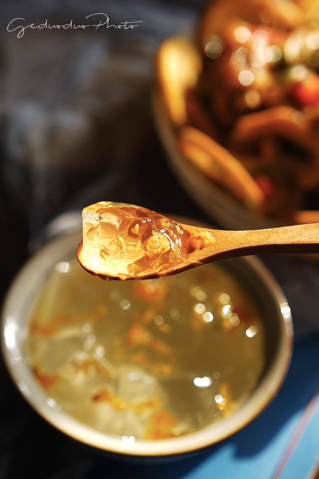 桂花凉粉的做法