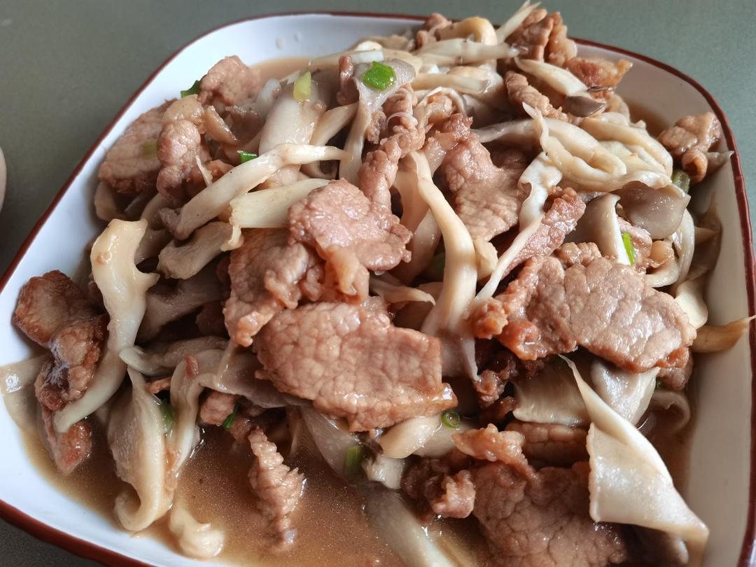 平菇/海鲜菇炒肉