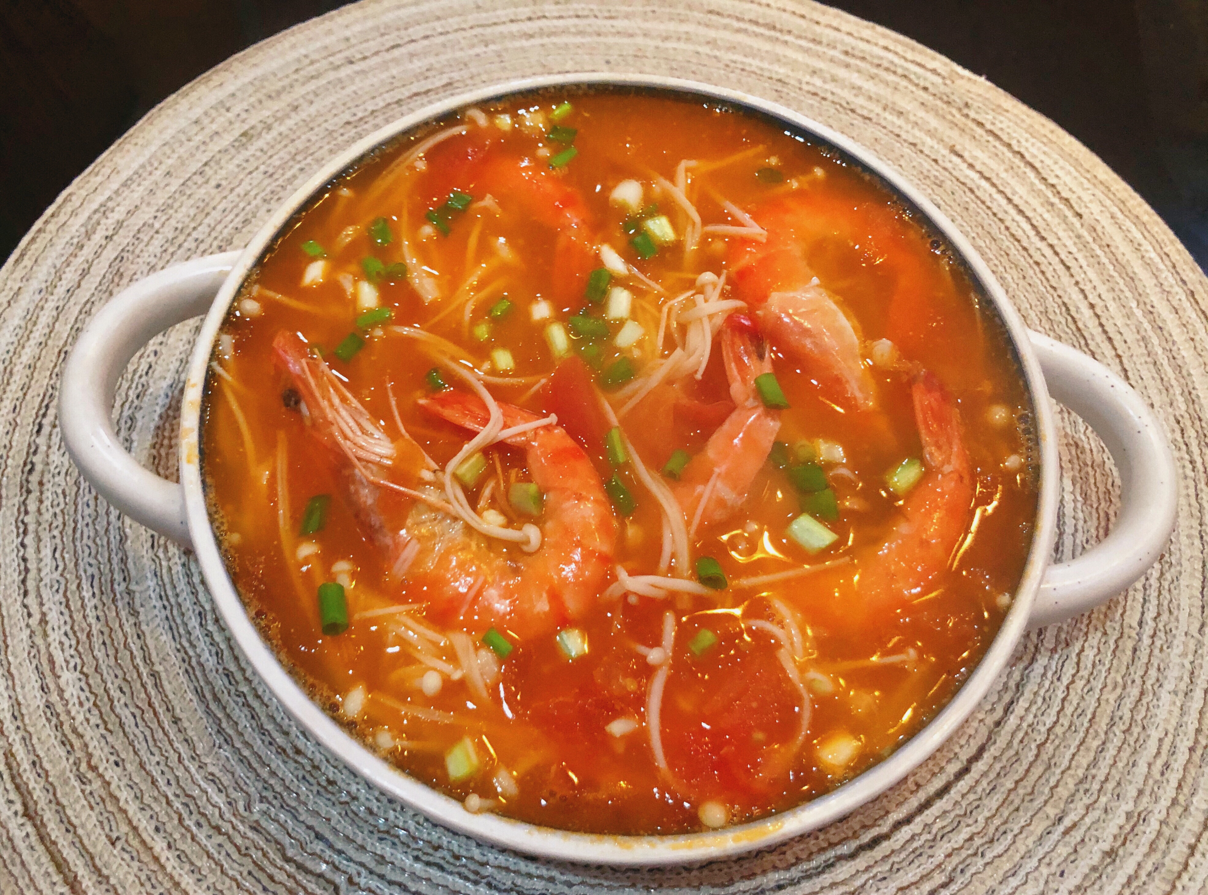 鲜虾西红柿浓汤的做法 步骤7
