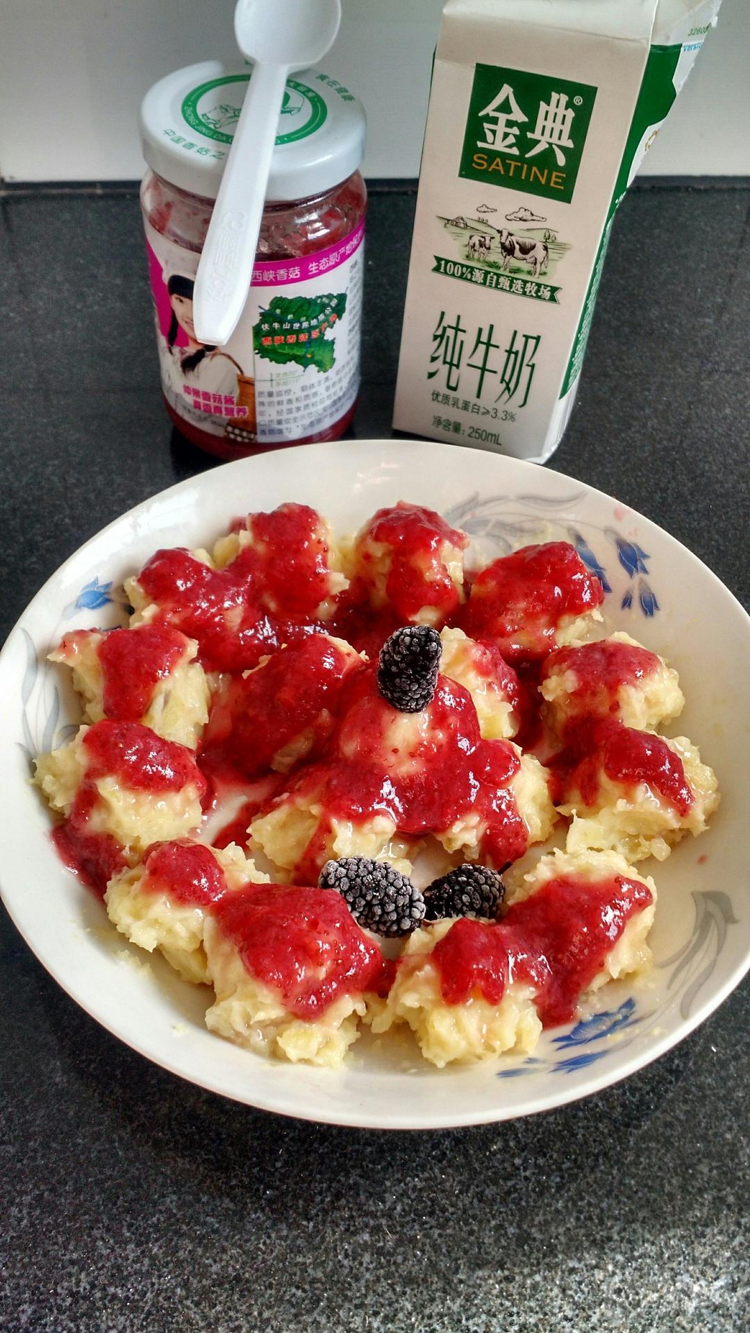 草莓土豆泥的做法