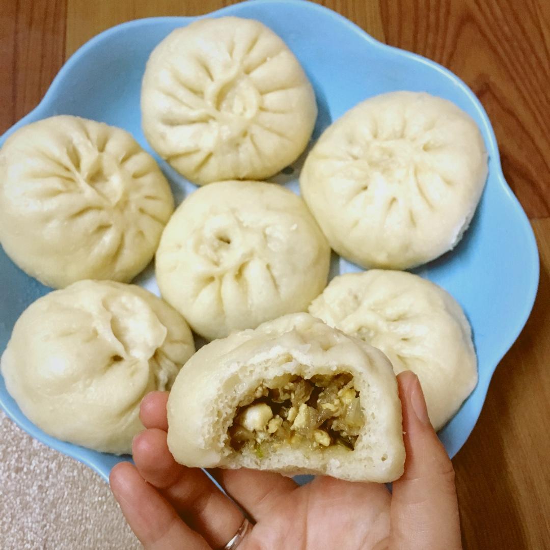 茄子尖椒包