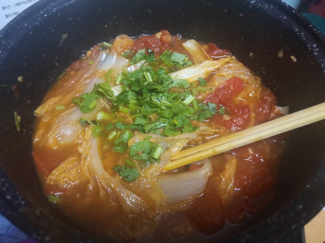 番茄蒜蓉味铁板锅