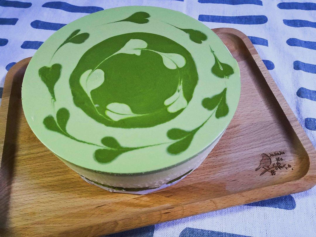 渐变抹茶慕斯蛋糕：我Amanda带着既美又作的抹茶甜点又来了！【曼食慢语】