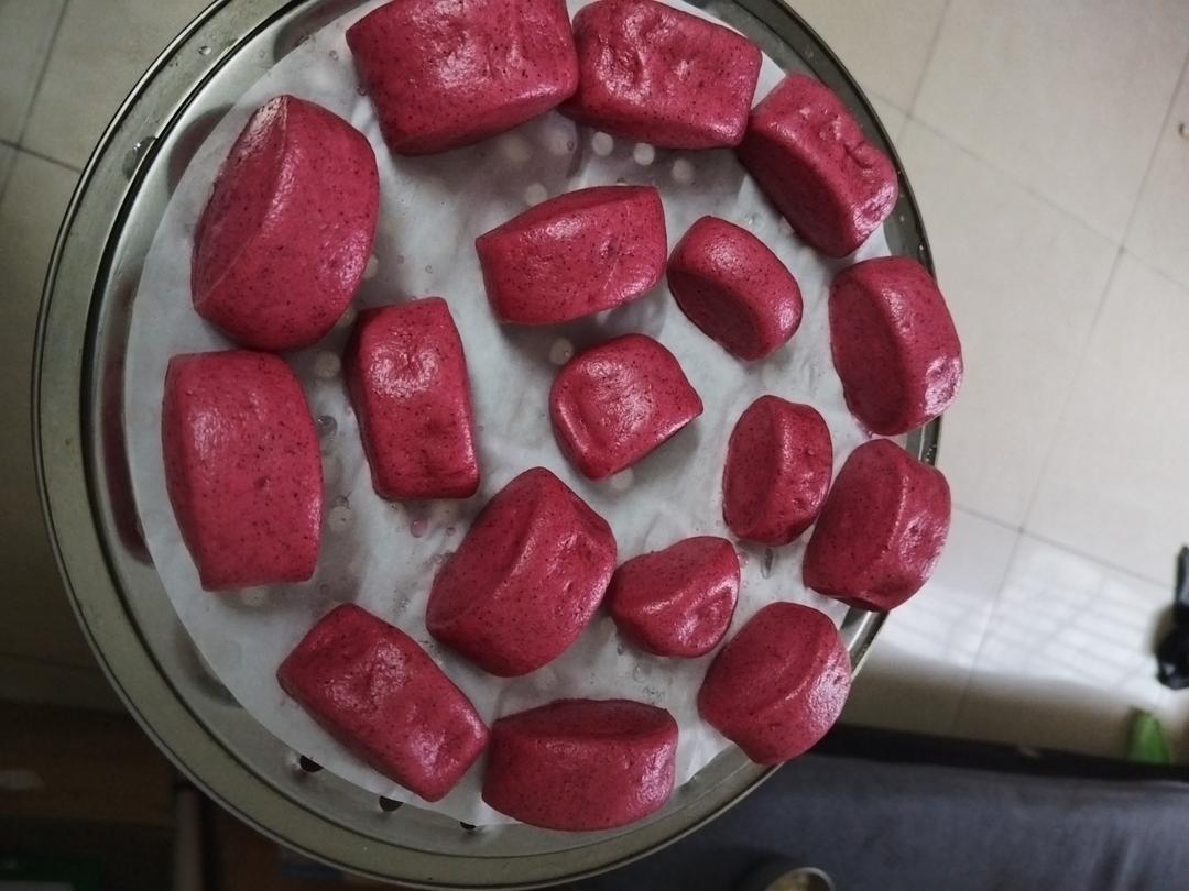火龙果小馒头（严格按配方，不要按自己的想法，不然你干嘛看我的方子啊😭)