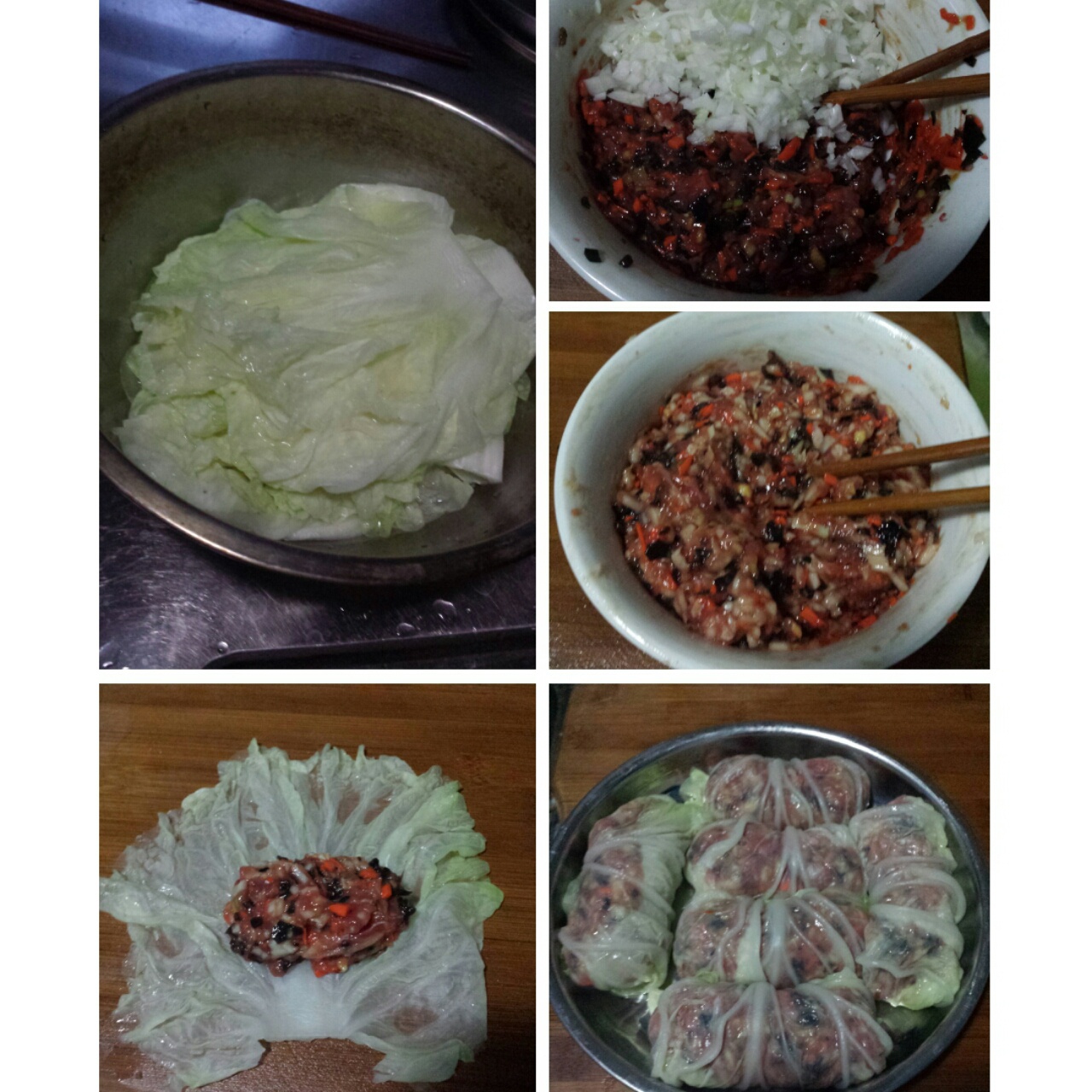 肉酿白菜卷