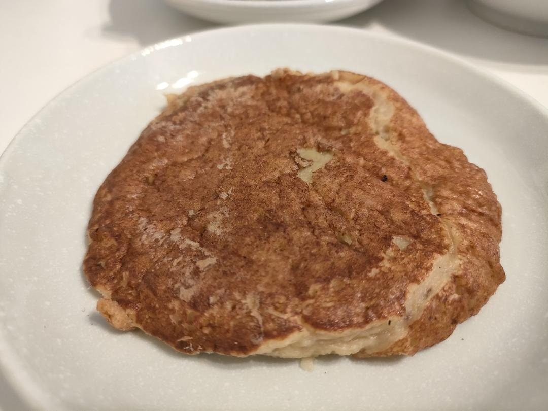 8月+宝宝辅食                                                                    香蕉鸡蛋松饼