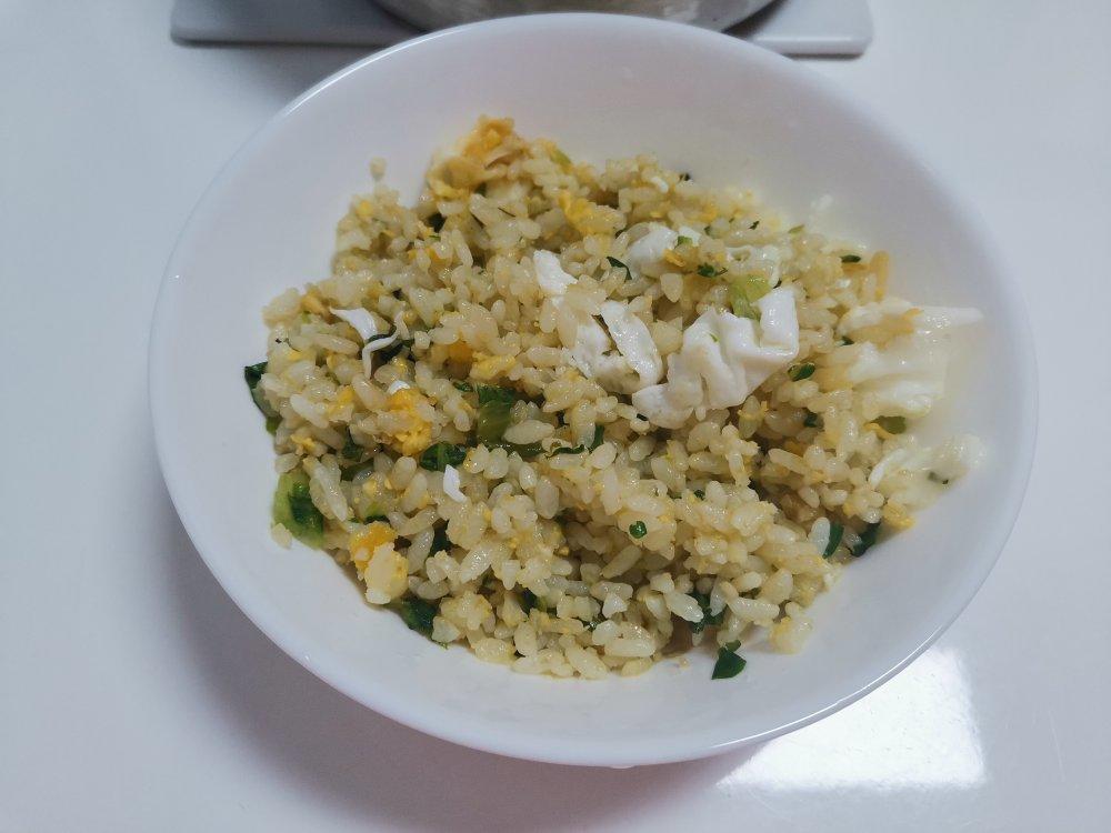 瑶柱菜心粒蛋炒饭