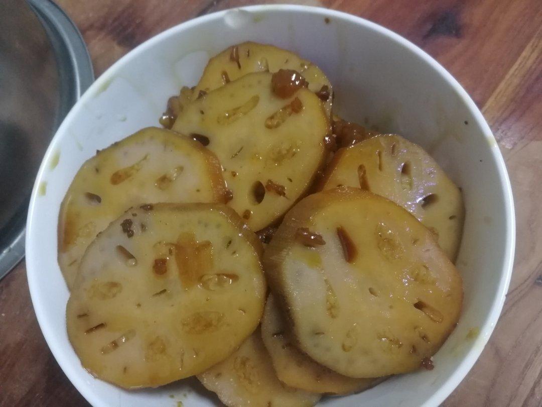 电饭锅版糯米糖藕