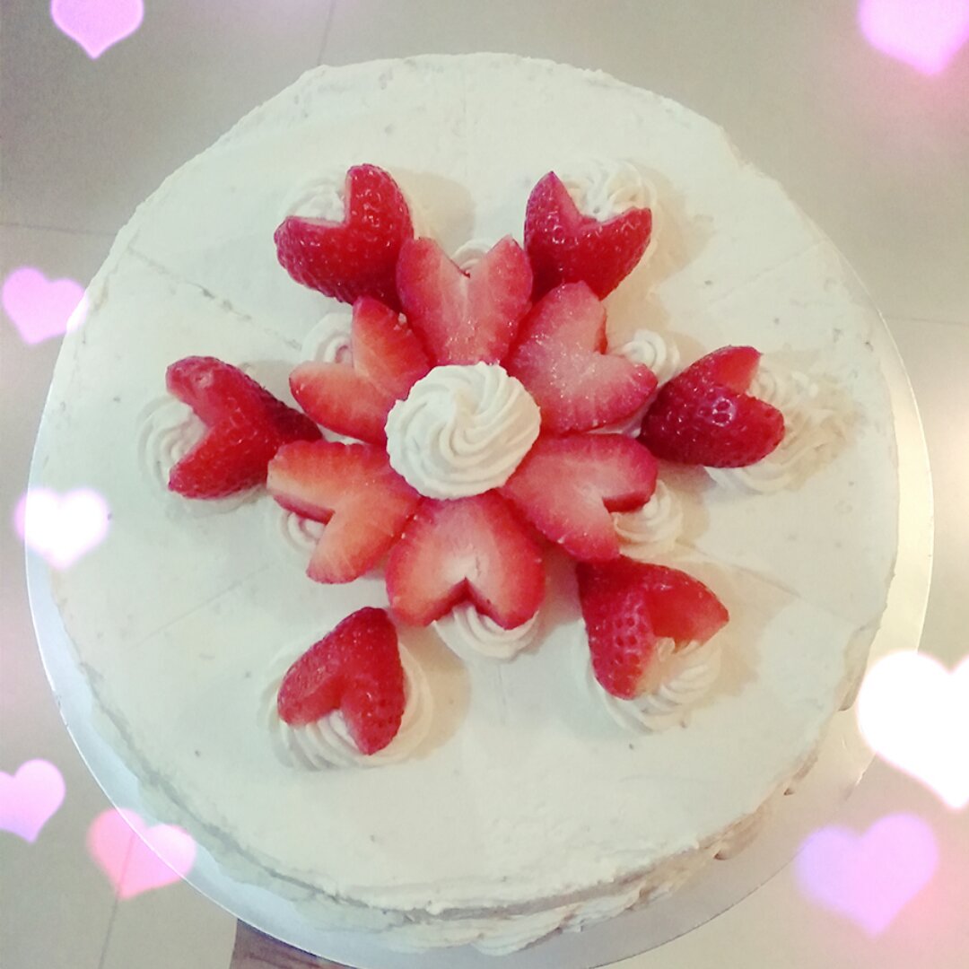 《Tinrry+》草莓奶油蛋糕（8寸配方）