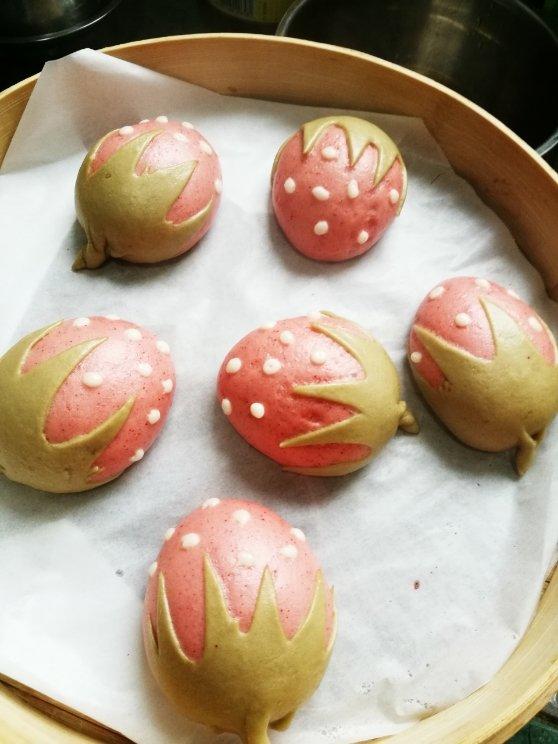 造型馒头（草莓）