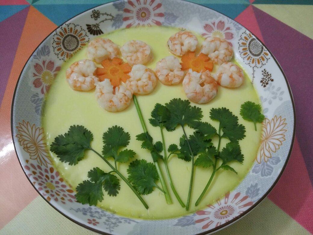 虾仁鸡蛋羹