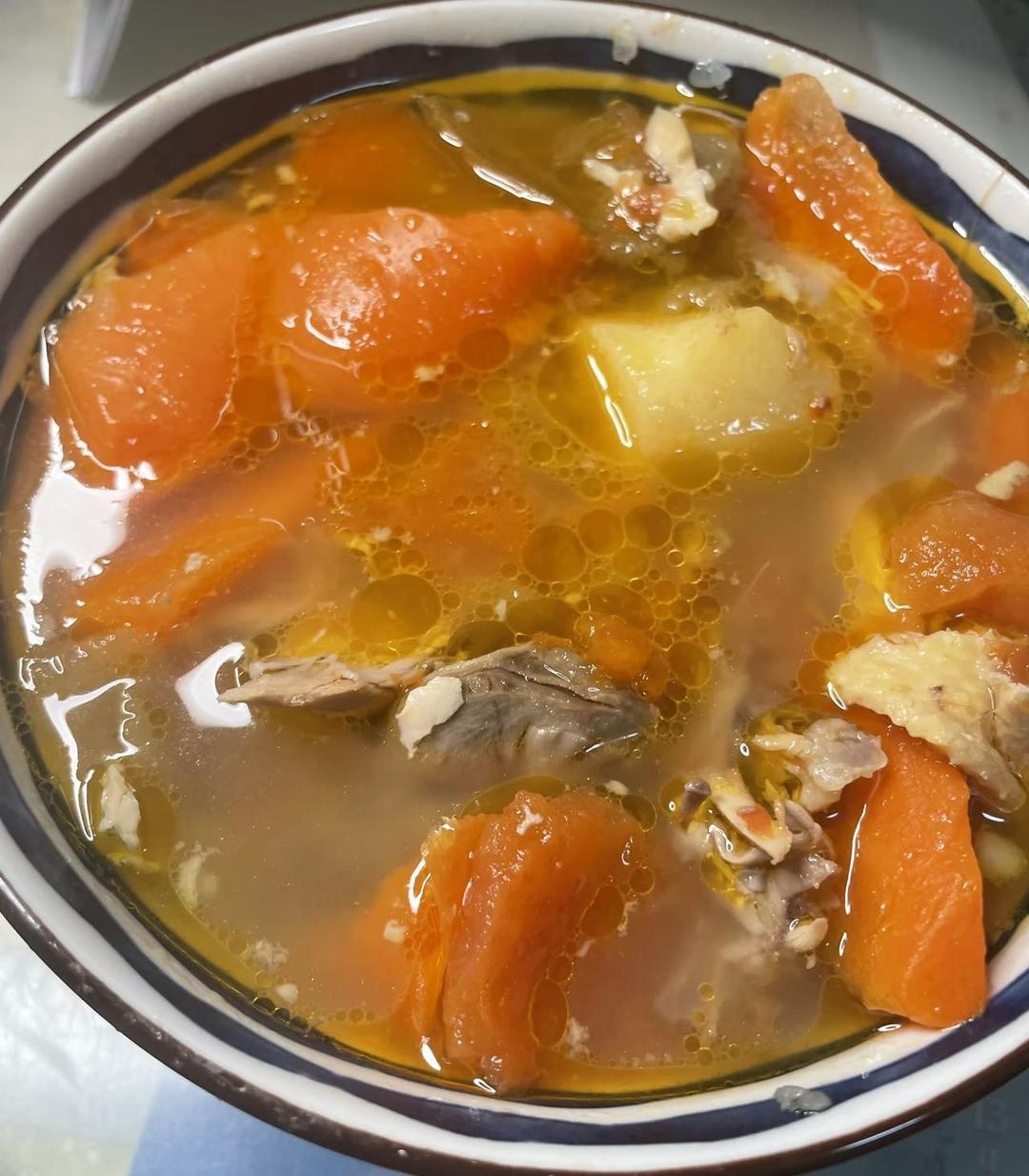 驱走感冒的维c鸡汤