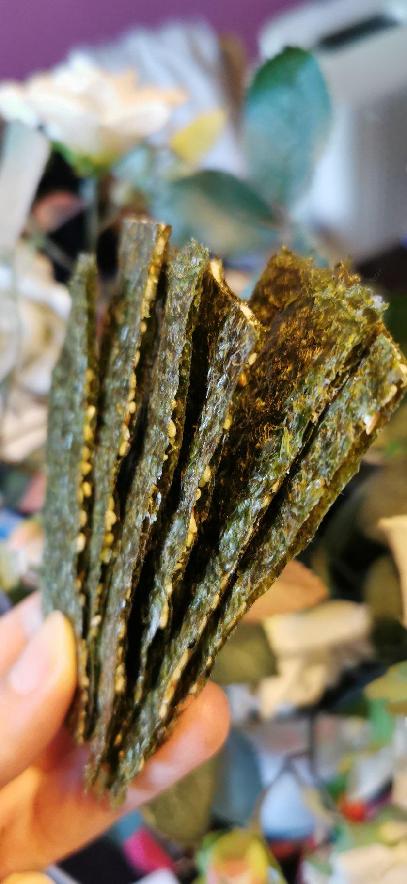 儿子说麻麻可以开店的夹心芝麻海苔
