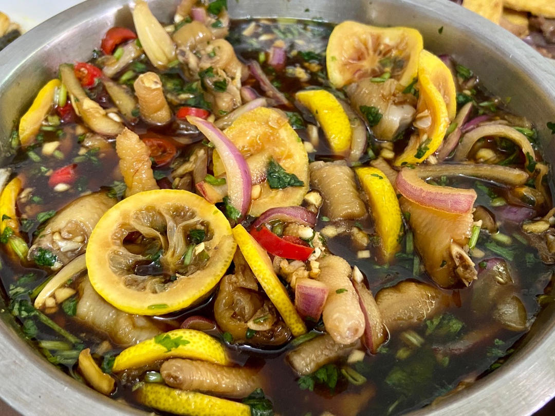 🍋柠檬百香果🌶️酸辣网红鸡爪
