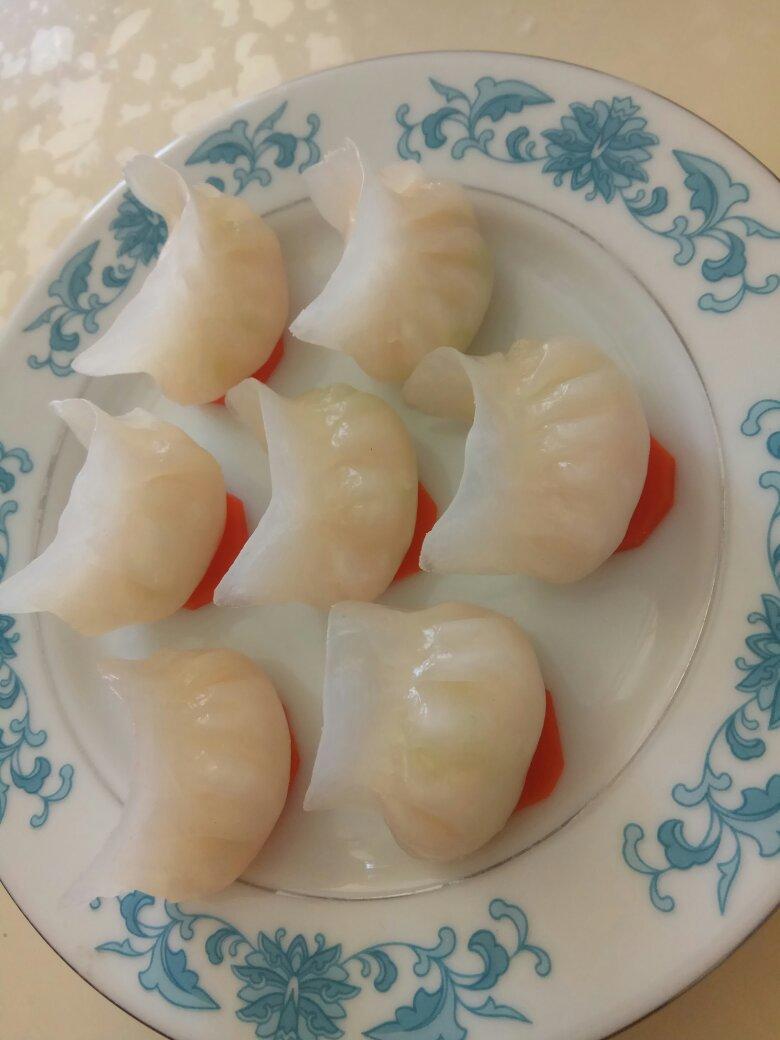 弯梳虾饺