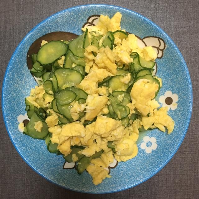 黄瓜炒蛋
