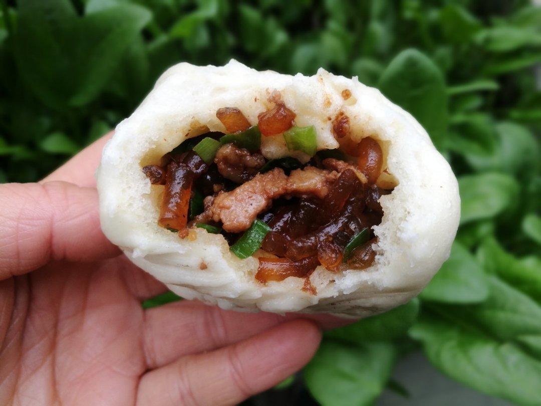 皮薄馅儿大的粉丝肉末包子（馅料做法）