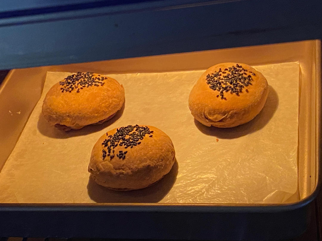 层次超多的麻酱烧饼