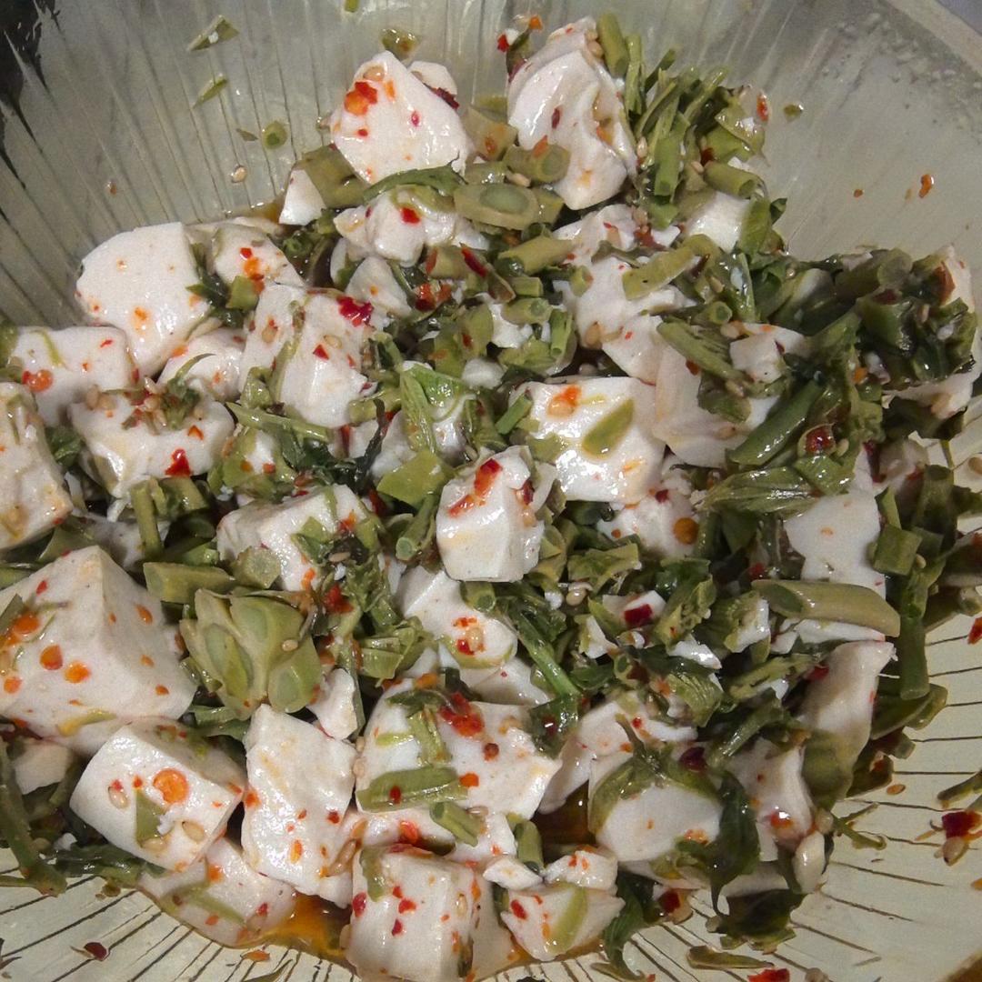 香椿拌豆腐