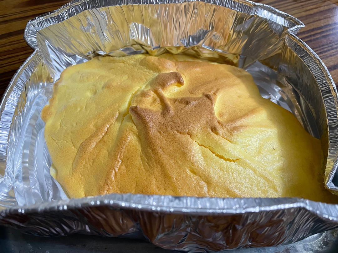 烤舒芙蕾🥞简单方便一次成功～口感绵密好吃😋