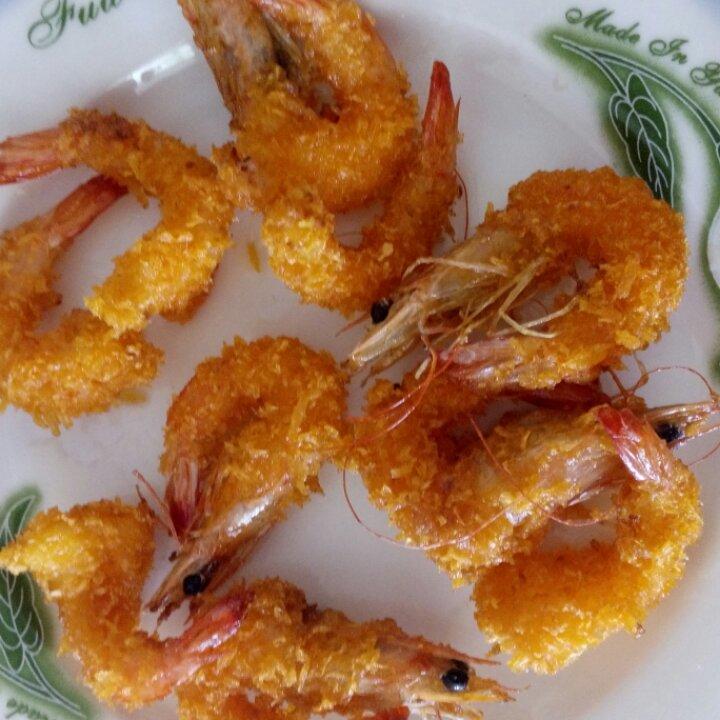 美食搬运工做的面包糠炸虾