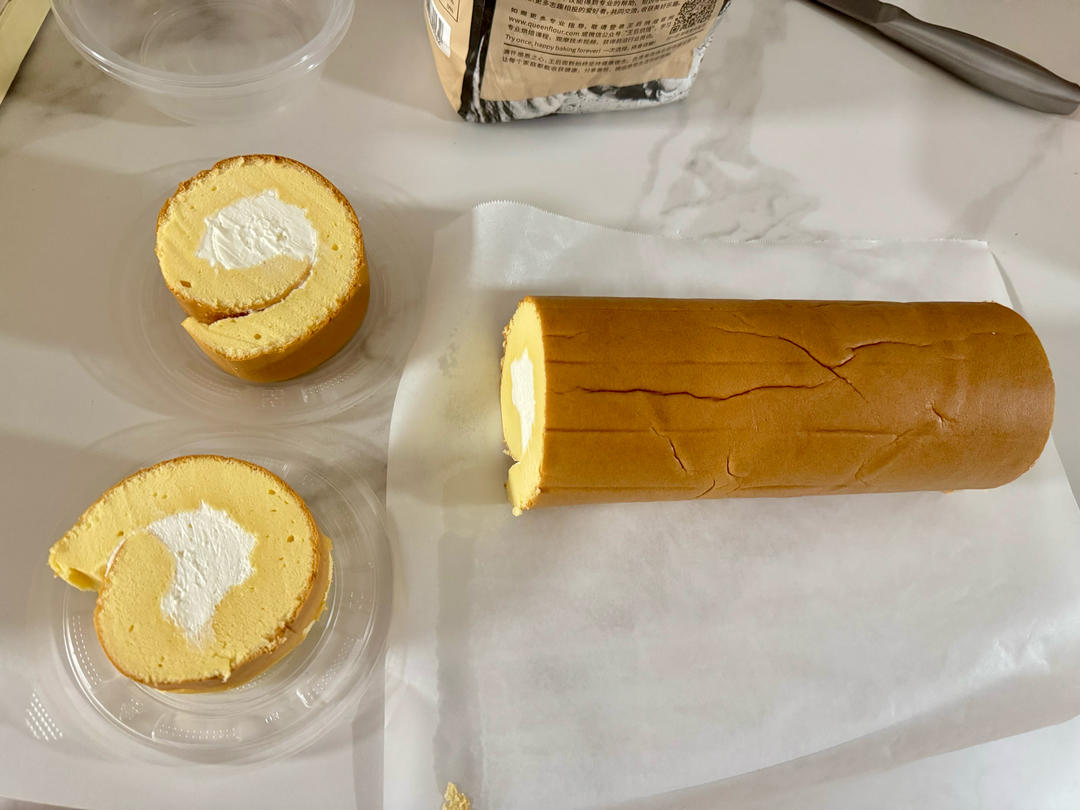 肥而不腻的超厚瑞士卷