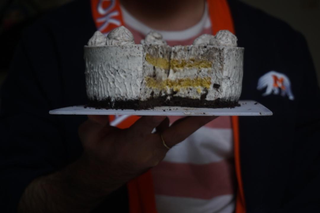 【奥利奥冻芝士蛋糕】拯救新手的免烤美味甜点