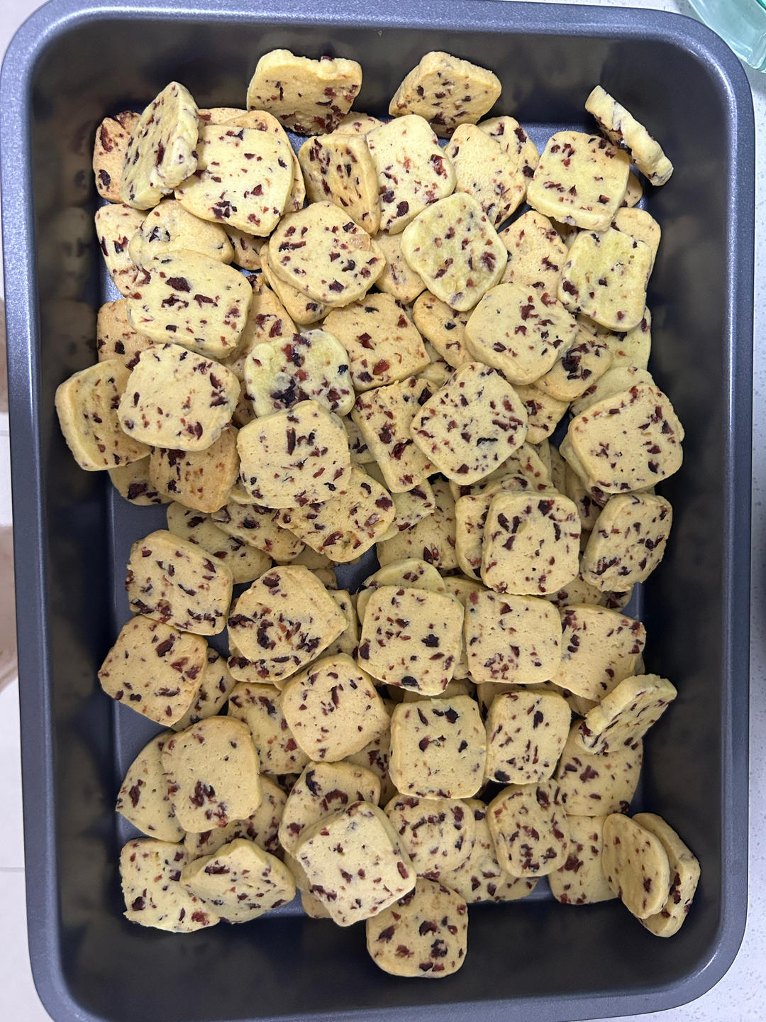 低糖少油版蔓越莓饼干