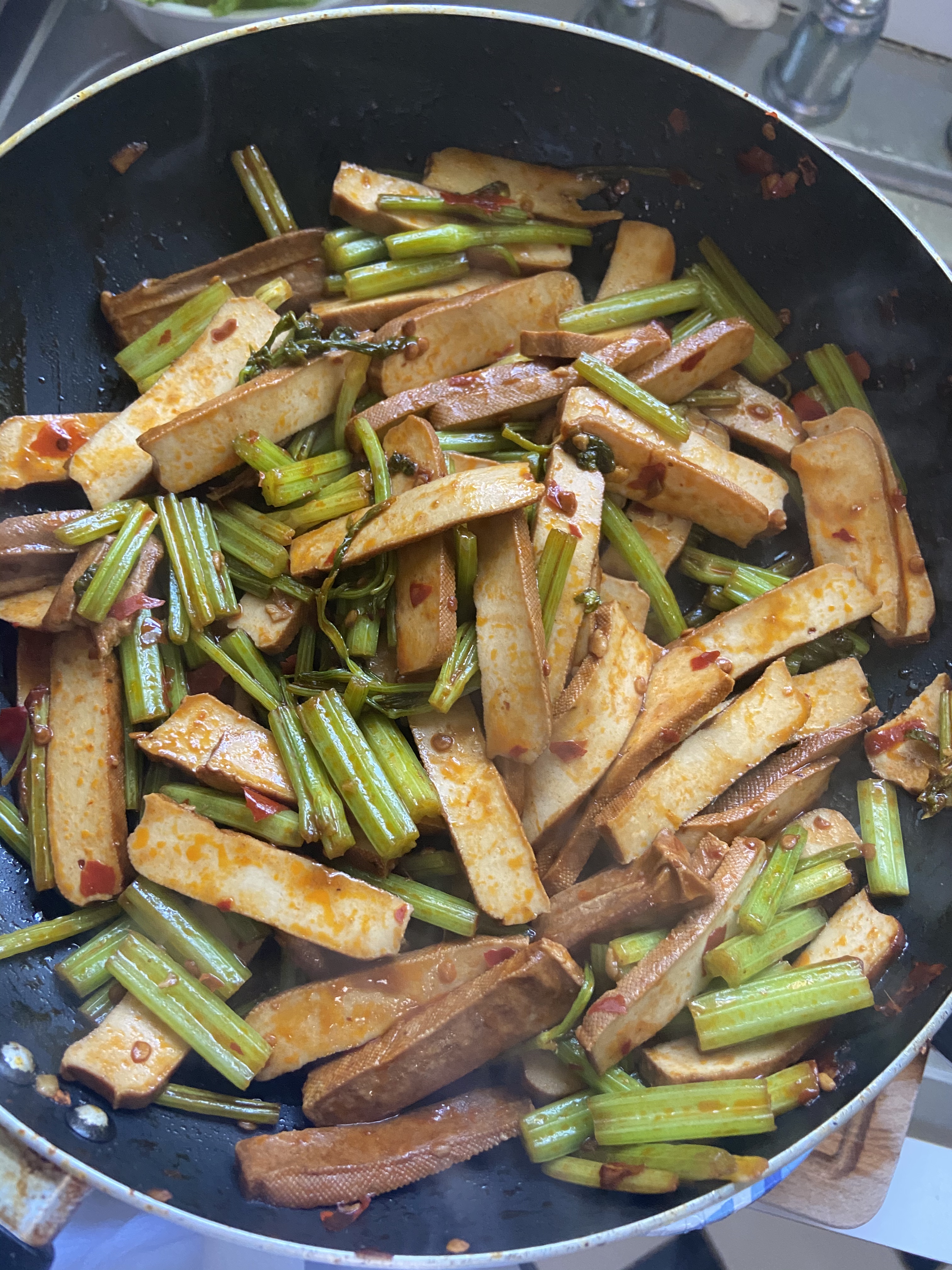 初阶素食-外婆川味豆干芹菜的做法