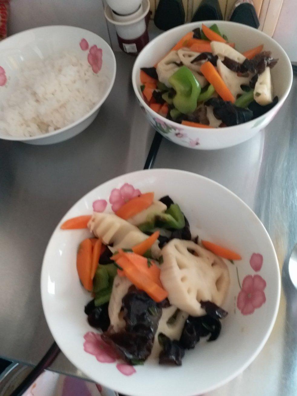 素炒藕片