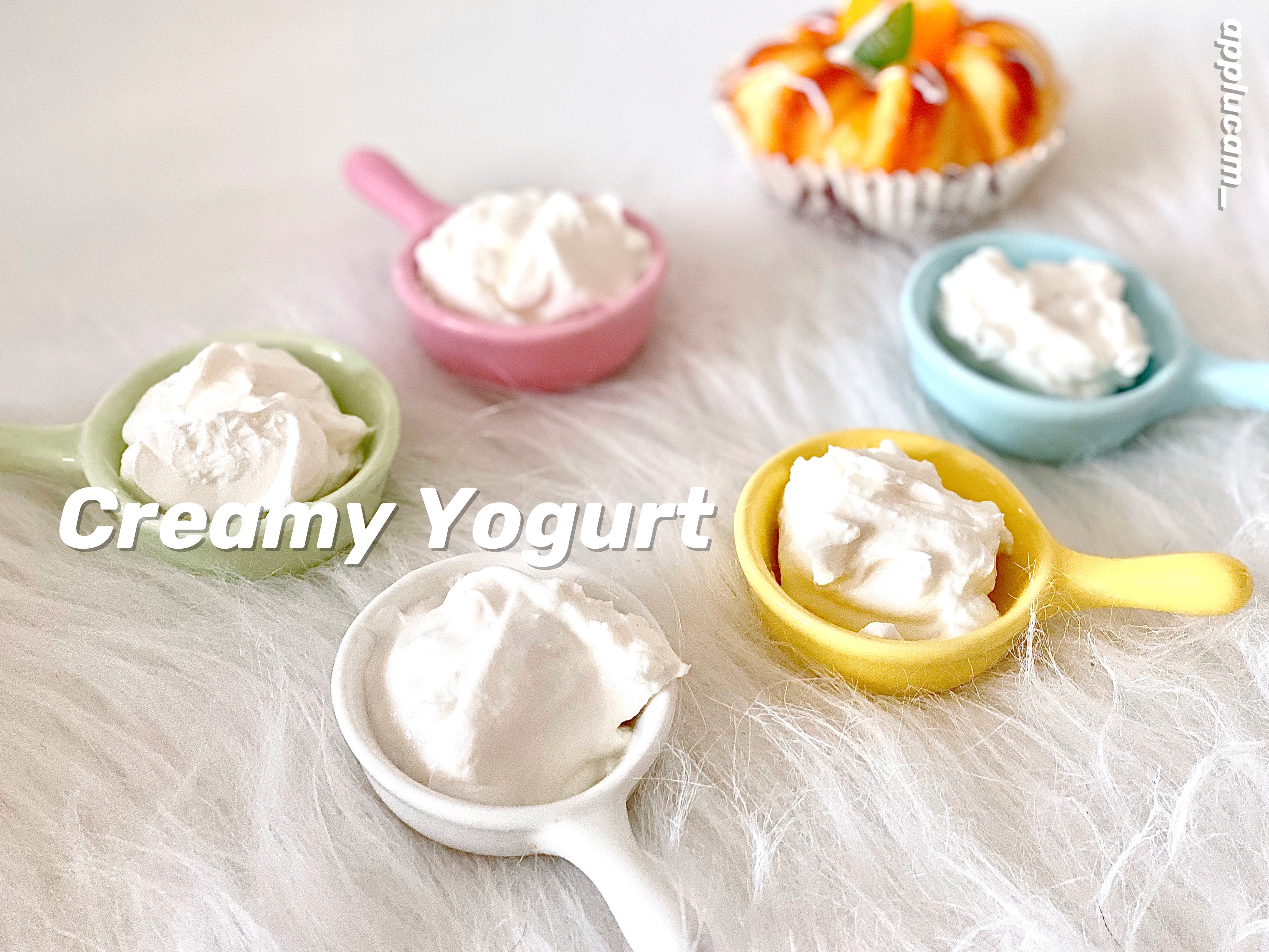 🍎 最最好吃的奶油口感的自制希腊酸奶 健康无蔗糖的做法