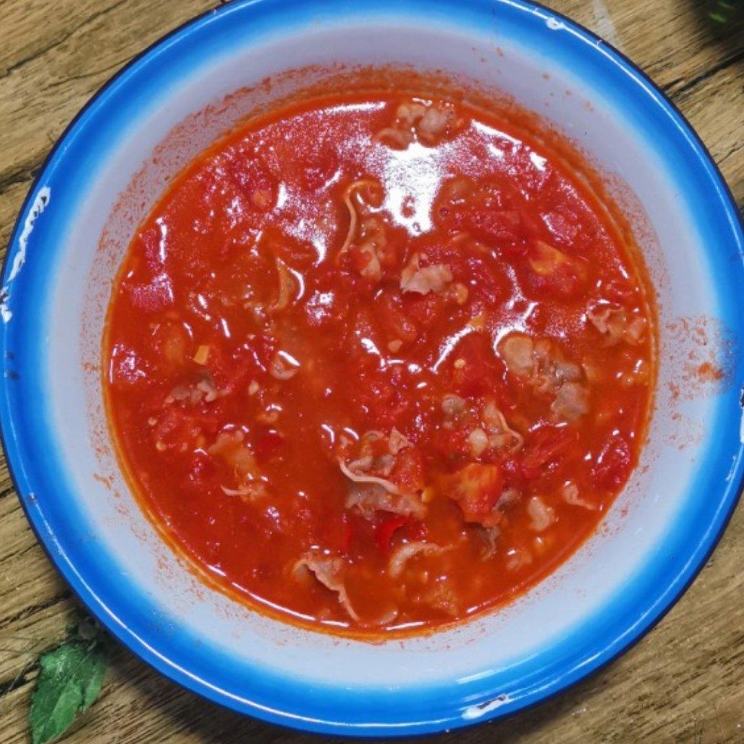 番茄肥牛，特别开胃