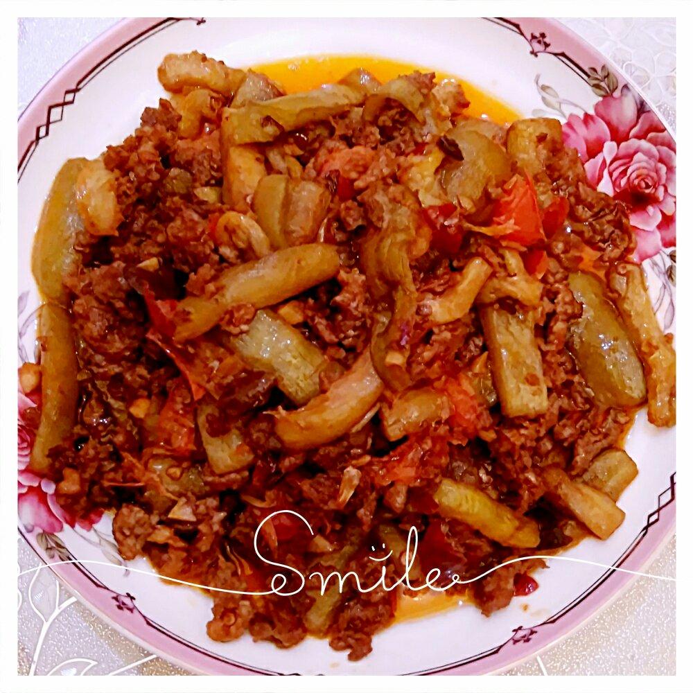 红烧肉沫茄子