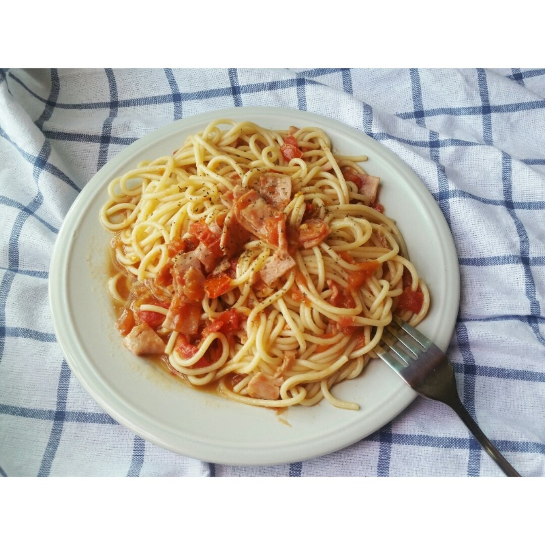 培根番茄意大利面