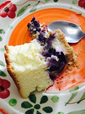 爆浆蓝莓轻乳酪蛋糕的做法 步骤15