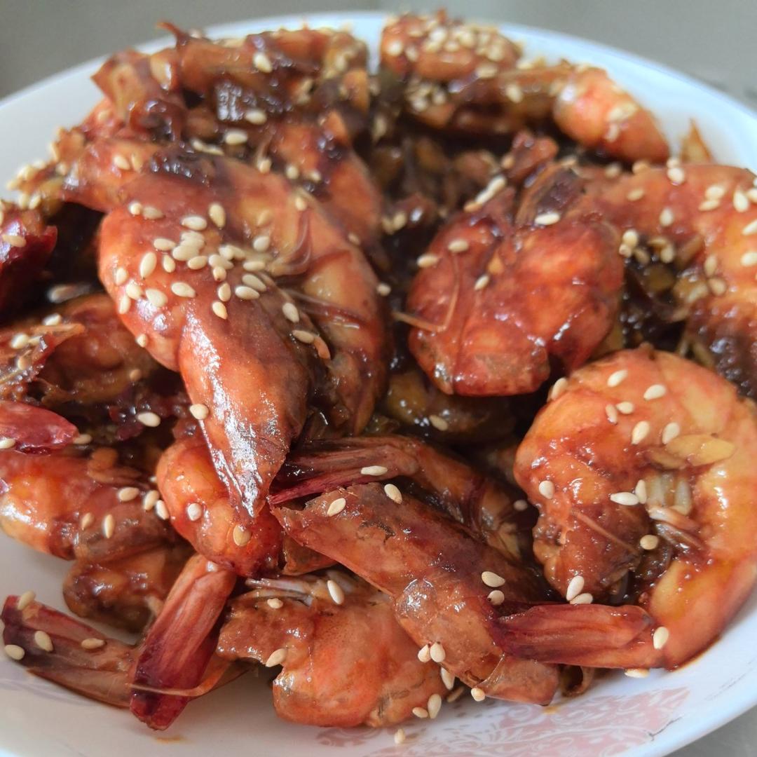 家庭版油焖大虾