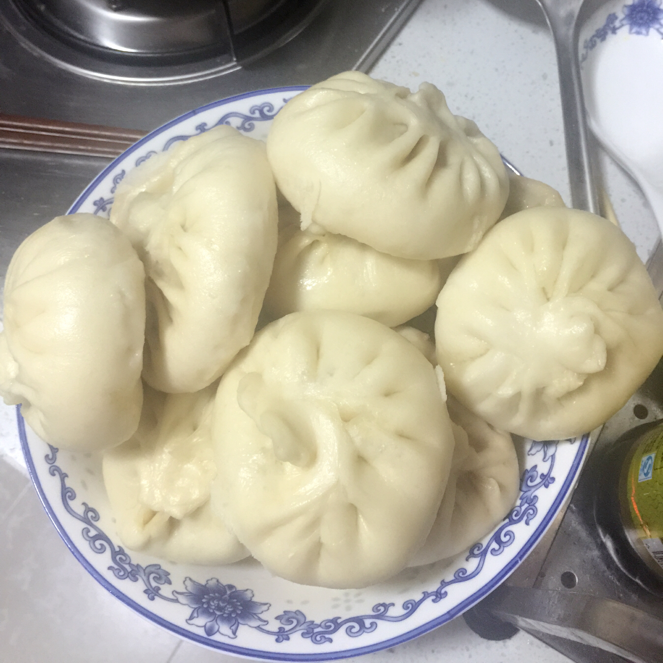 家庭手工肉馅大包子