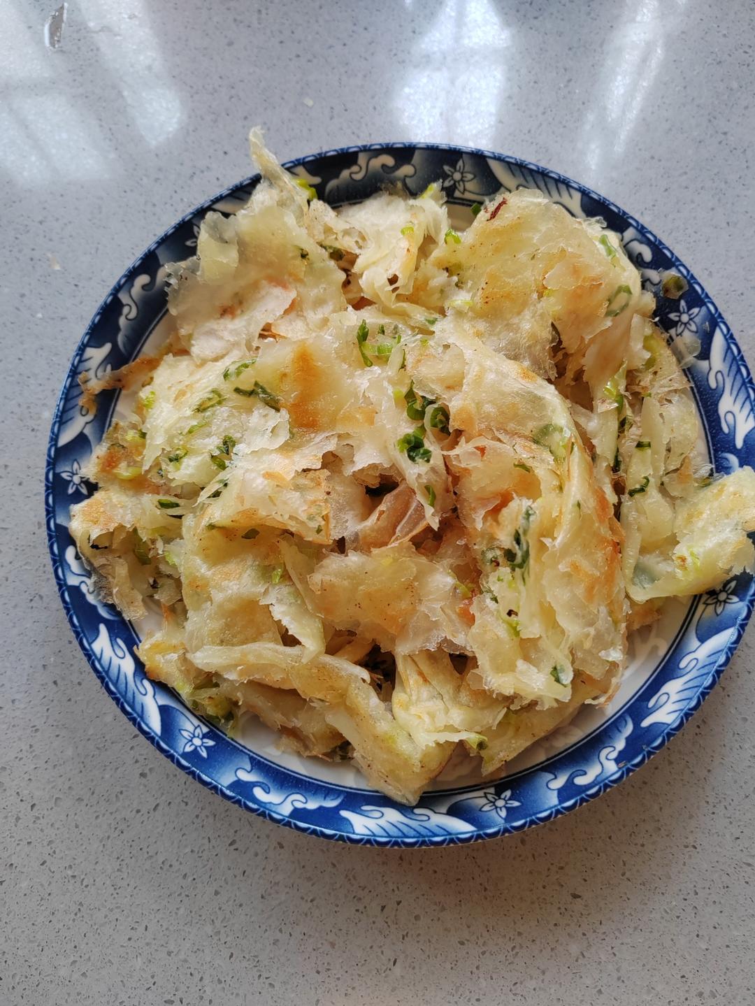 葱油饼（简单易做，零失败）
