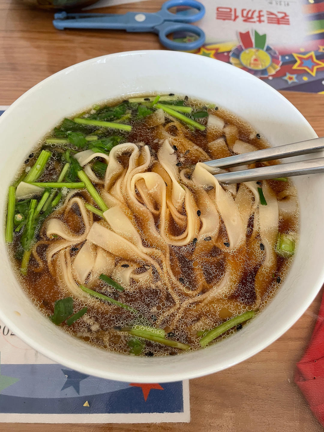 一碗热汤面