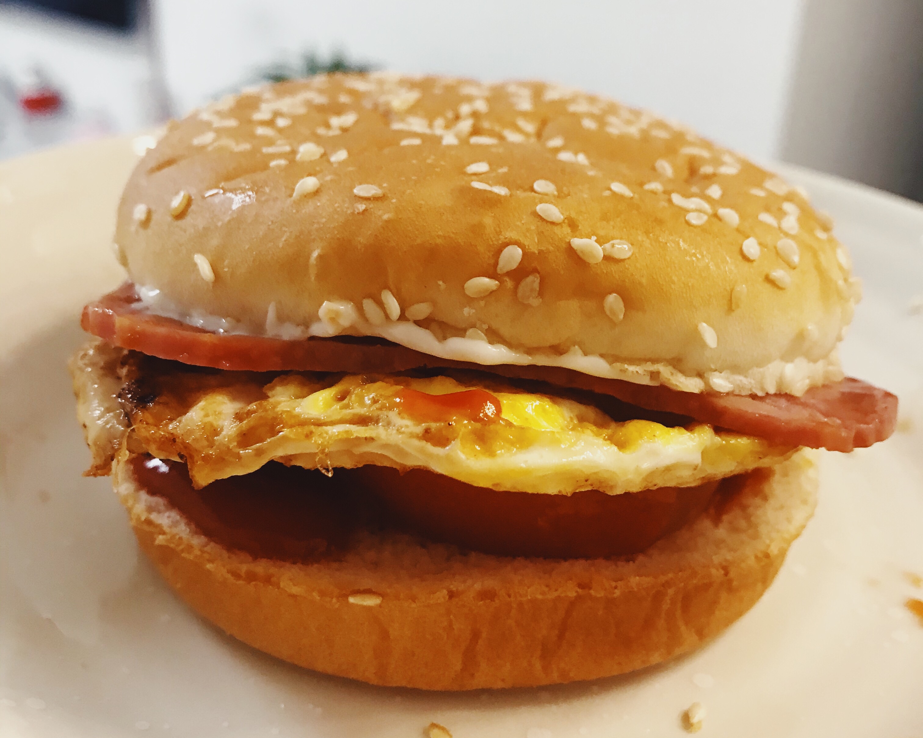 自制美味汉堡包                          5分钟快手营养早餐的做法