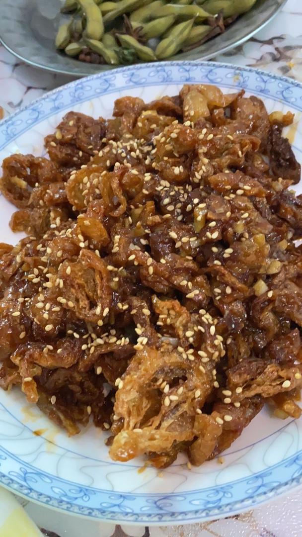 糖醋面筋丝