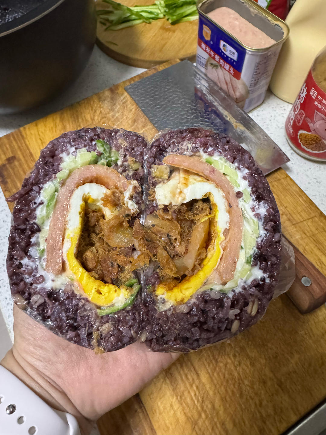 好吃🉐️感动😹的【紫米饭团】，看图秒会❗️