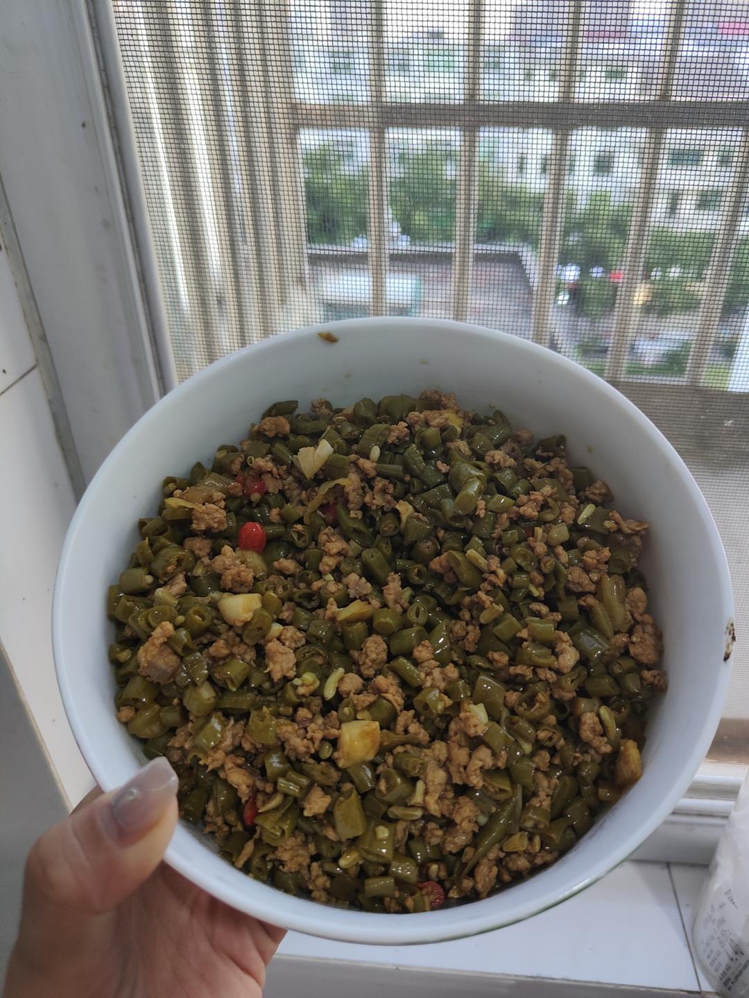 肉末酸豆角