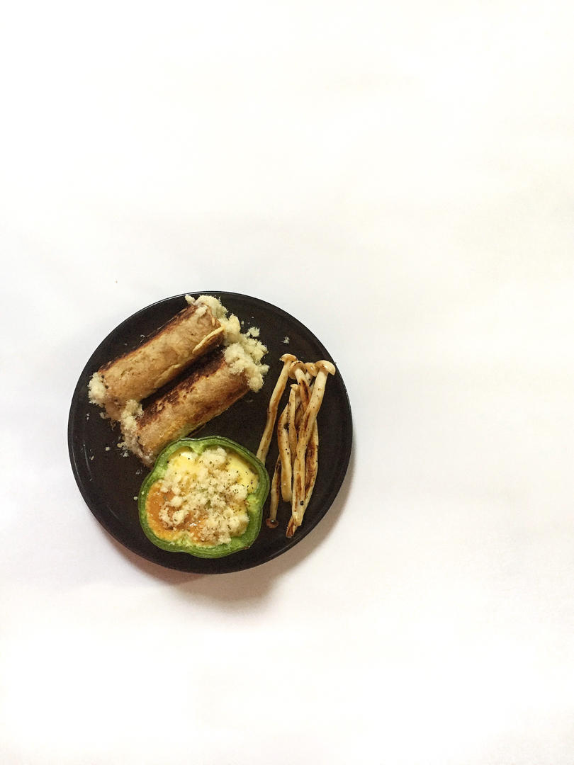 儿童早餐—肉松吐司卷