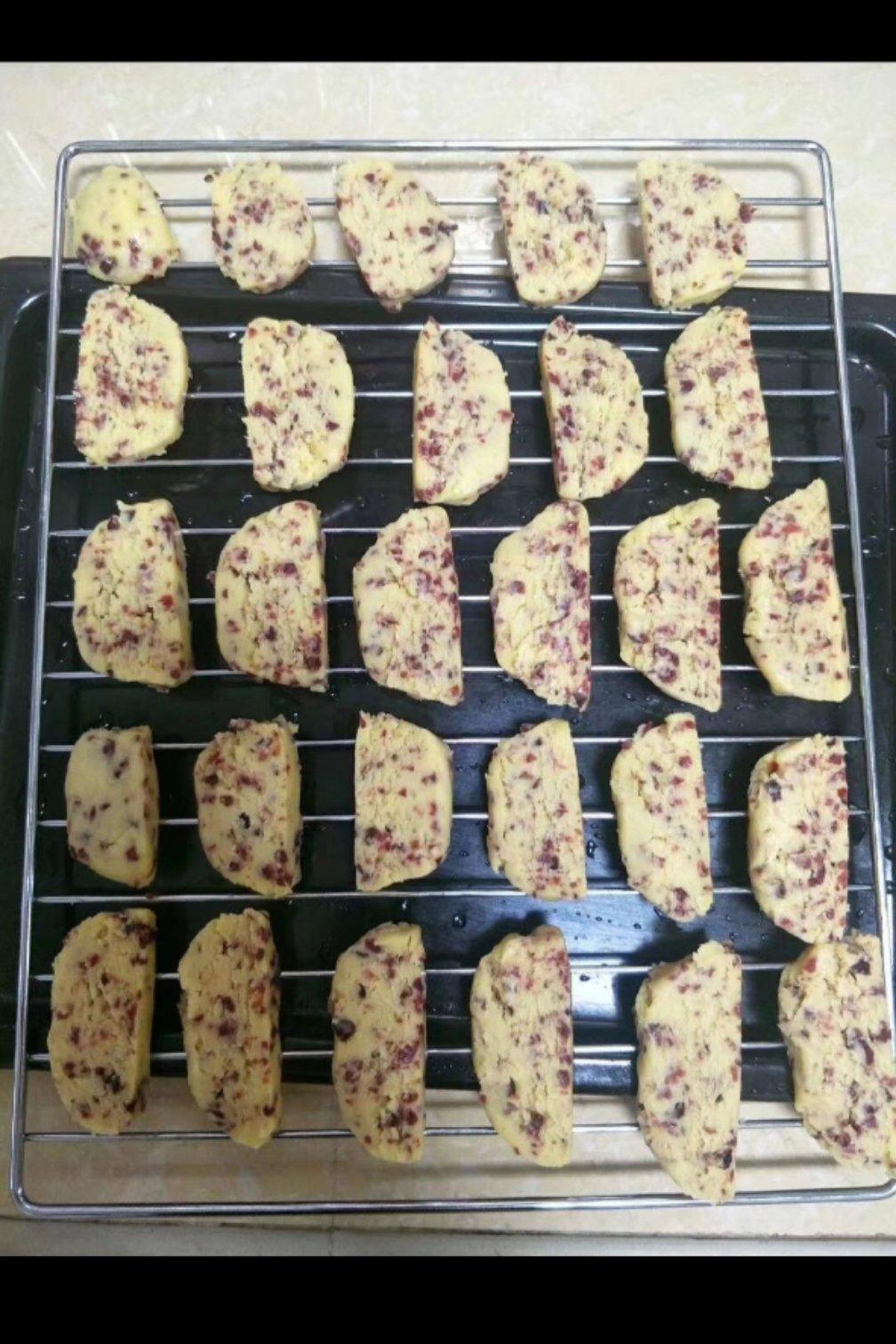 低糖少油版蔓越莓饼干