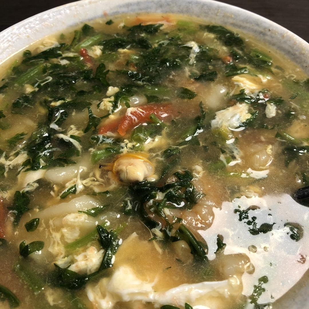 简单早餐-疙瘩汤