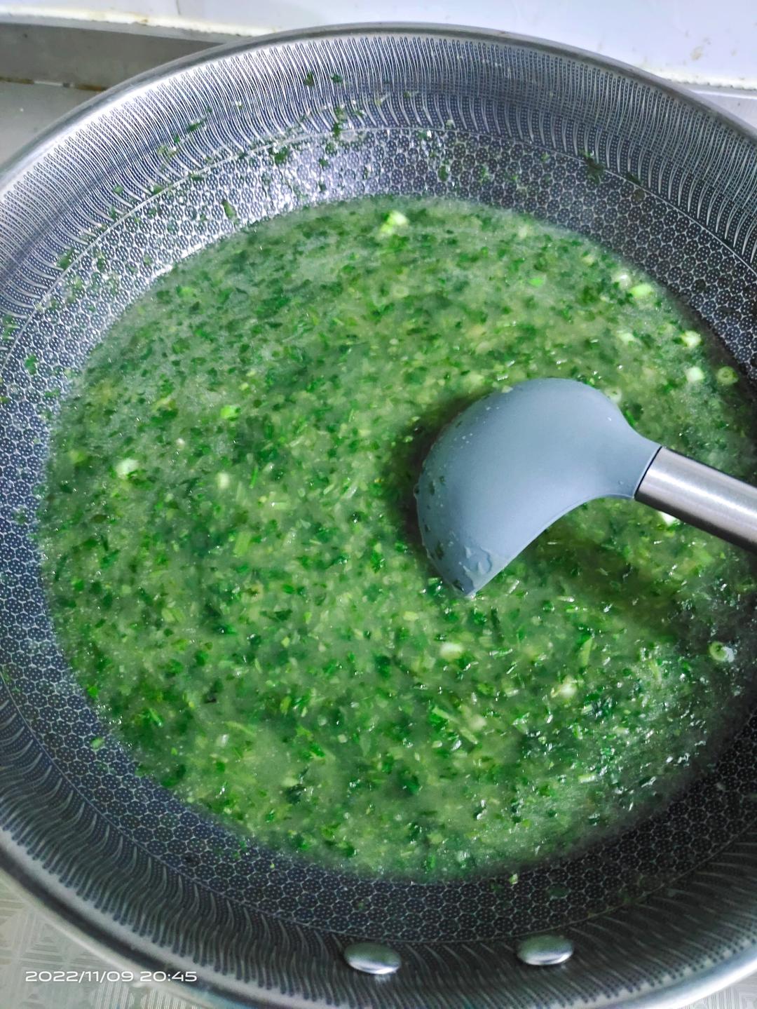 茼蒿糊  菊花糊