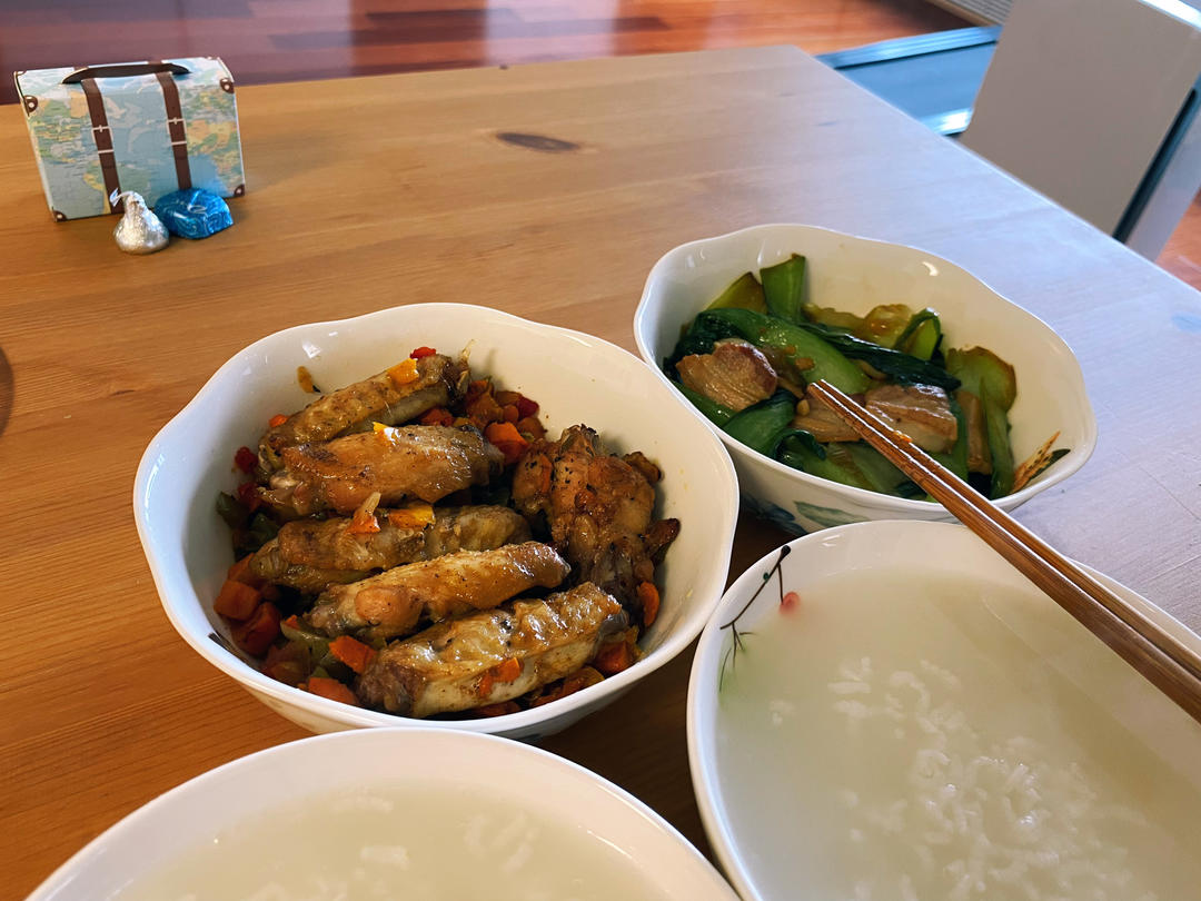上海青苗炒五花肉