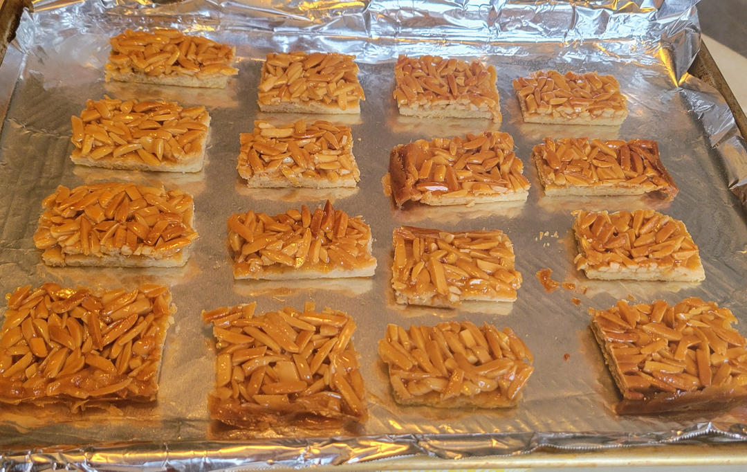 【焦糖杏仁饼干】一口酥到掉渣，私房全靠它爆单！