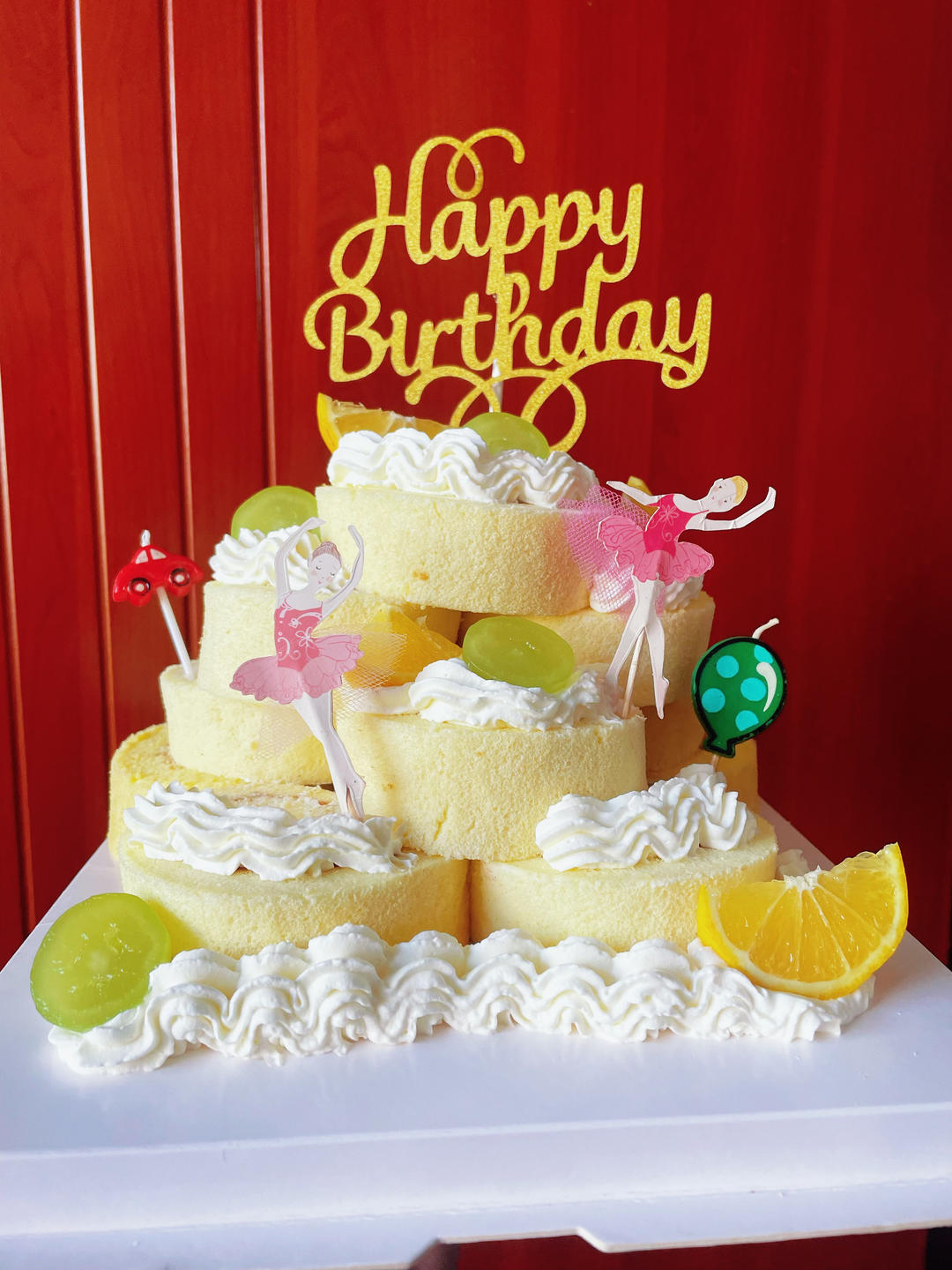 堆起来的蛋糕塔⁉️叠叠乐青提乳酪蛋糕🎂超乖